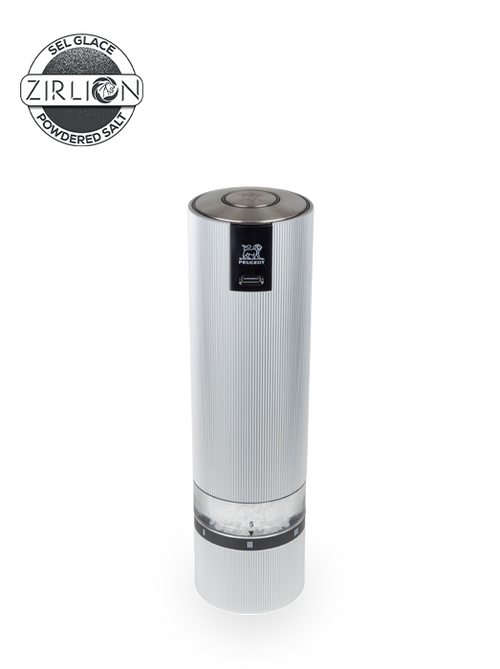 Peugeot Line Sense elektrische zoutmolen aluminium 20 cm