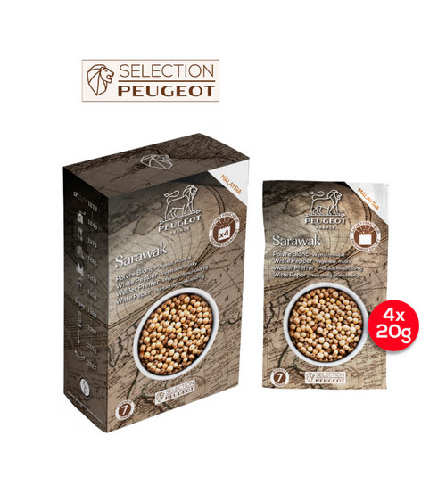 Peugeot Poivre blanc 'Sarawak' 3 x 20g