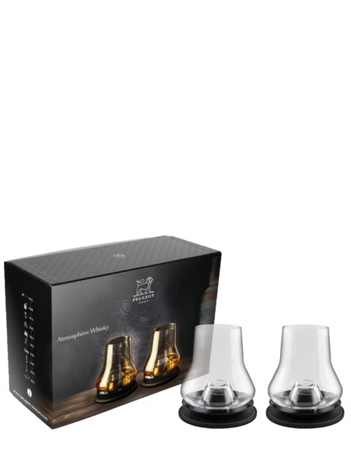 Verres à whisky avec coffrets de dégustation 'Atmosphère Whisky'