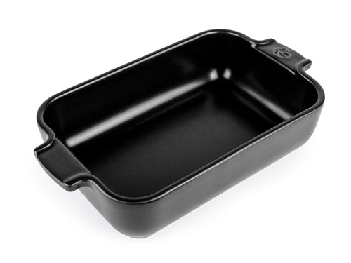 Appolia ovenschaal Satijn Zwart rechthoekig #47129165496668