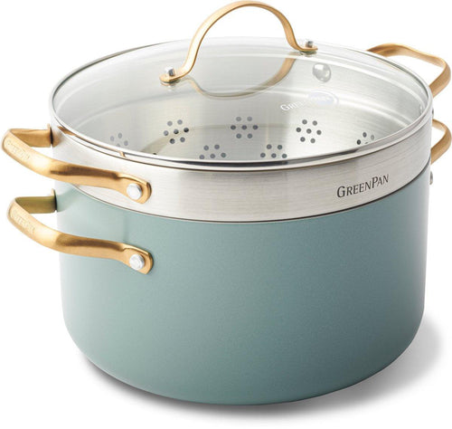 Greenpan Set vapeur Ø24cm / 5,7L 'Padova Skyblue'