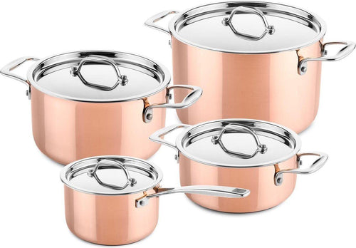 Set de 4 casseroles en cuivre DUCQ