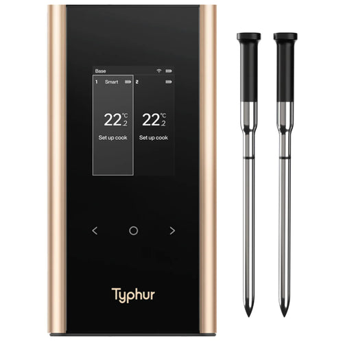 Typhur Thermomètre à viande sans fil double Sync Gold