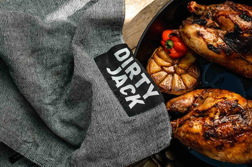 Dirty Jack Torchon de cuisine Charcoal 'Black Label'