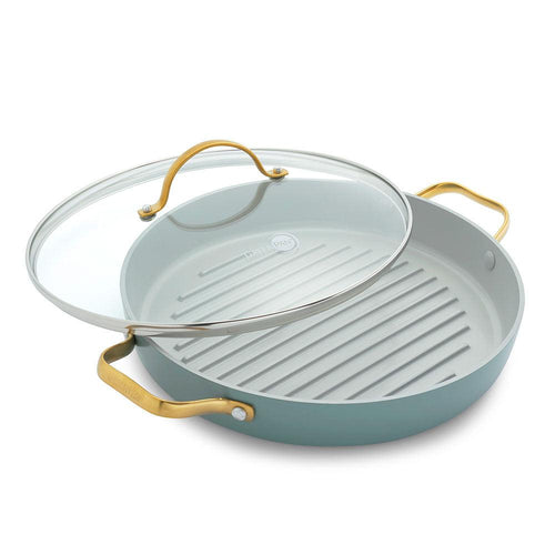 Greenpan Poêle-gril Ø 28 cm 'Padova Skyblue'