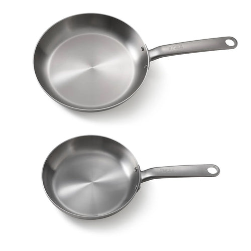 Set de poêles Skottsberg 24/28 cm 'Acier inoxydable'
