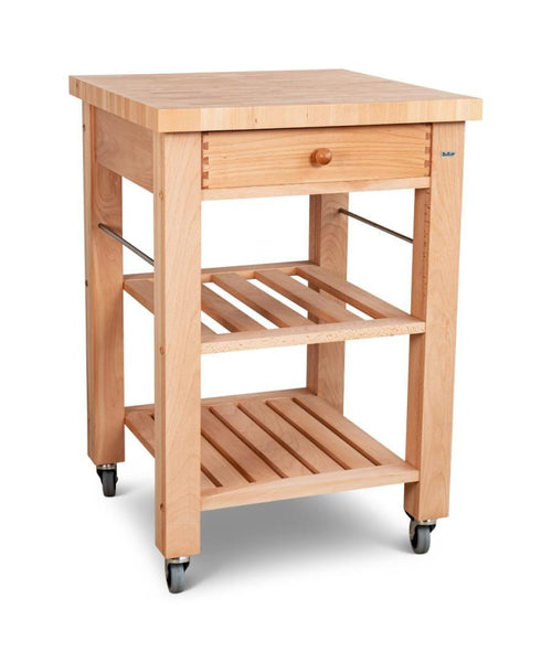 Butler Desserte de cuisine en bois de bout M-600
