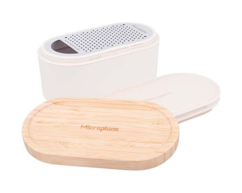 Microplane Râpe avec récipient 'Bambou cachemire'