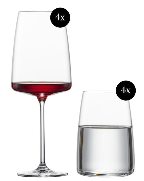 Zwiesel Glas Set de 8 pièces Vivid Senses 'All Senses'