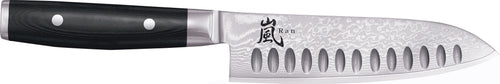 Yaxell Couteau Santoku avec alvéoles 16,5 cm 'Ran Damas'