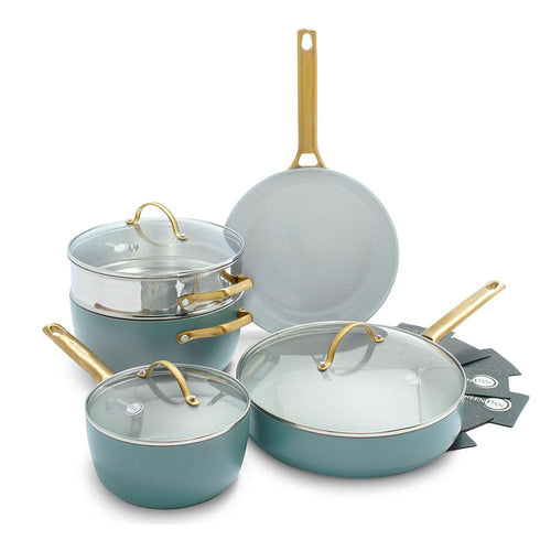 Set de casseroles Greenpan 10 pièces 'Padova Skyblue'