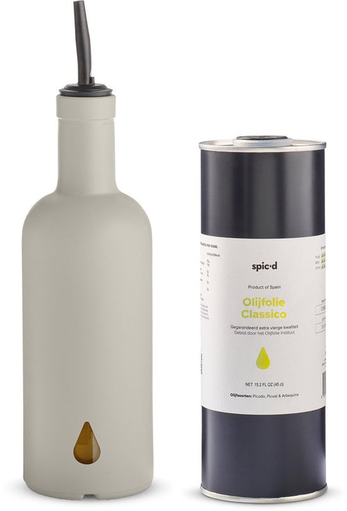 Bouteille d'huile d'olive Spic'd & Huile d'olive 'Warm Clay'