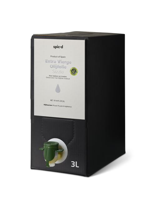 Huile d'olive vierge extra « Sizzle » Spic'd, Bag-in-Box de 3 litres