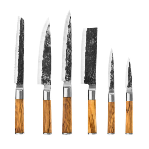 Set de 6 couteaux Forged Olive