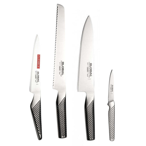 Set de couteaux Global 4 pièces G-2 / G-9 / GS-11 / GSF-15