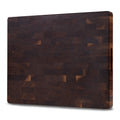 Sophior Houten Snijplank Zwart Walnoot Kopshout, 50×40×4,5 cm