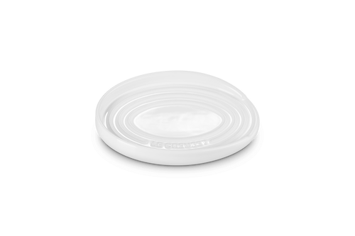 Repose-cuillère ovale Le Creuset 'Blanc'