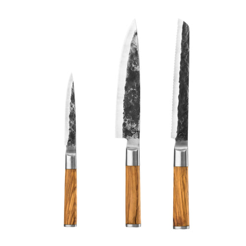 Ensemble de couteaux Forged 3 pièces (Couteau à pain) Olivier