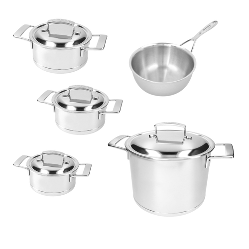Batterie de cuisine Demeyere 5 pièces 'Silver 7'