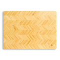 SOPHIOR Planche à découper en bambou / Motif chevrons 42x30x1,8 cm