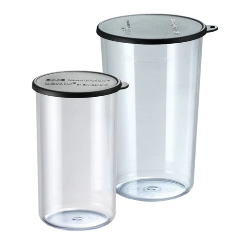Bamix Set de gobelets 400 & 600 ml avec couvercles