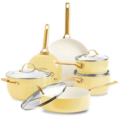 Batterie de cuisine Greenpan 10 pièces 'Padova Sunshine Yellow'