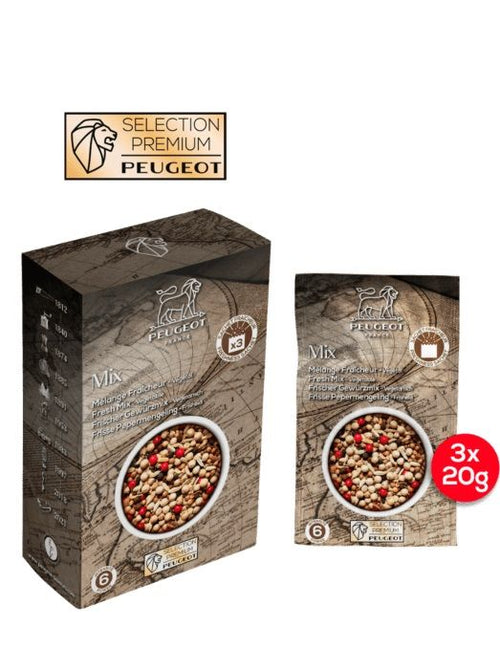 Peugeot Mélange de poivres 'Frais & Végétarien' 3x 20g
