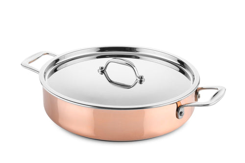 DUCQ Cocotte en cuivre Ø28cm / 4L