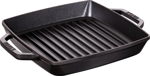 STAUB Poêle-gril en fonte 28x28cm