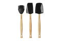 Le Creuset Spatels Premium Spatelset 3st. 'Mat Zwart' 0630870314879 42830001400007 afbeelding